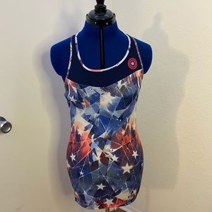 Her Universe Captain America Workout top